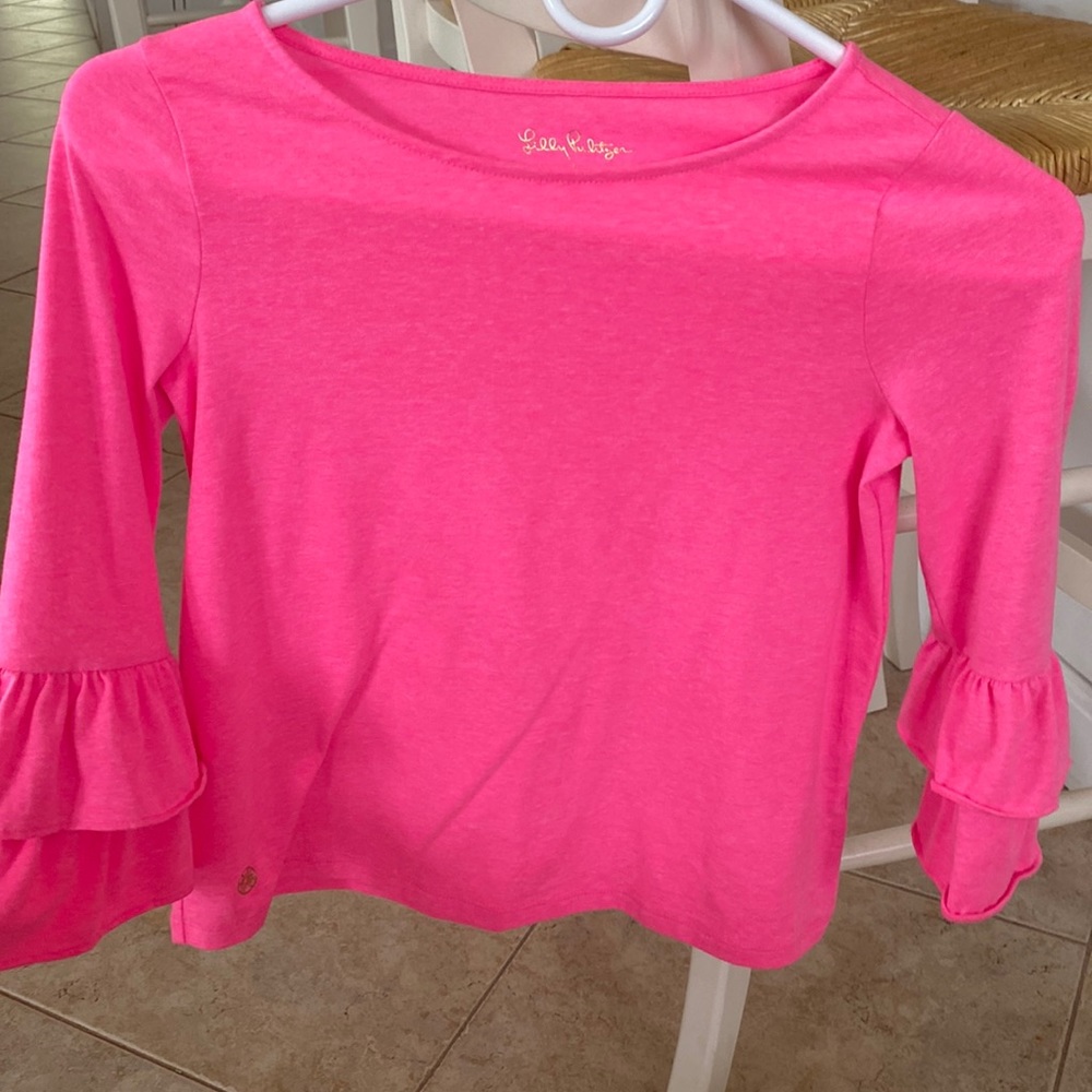 lily pulitzer t shirt. super soft. size (8-10)